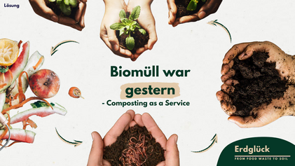 Erdglück - gemeinschaftliche Kompostprojekte (Verwertung von Lebensmittelabfällen zu Wurmhumus vor Ort für Gemeinschaften/Organisationen)